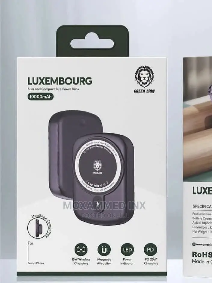Luxembourg Slim Compact Powerbank 10000mah
