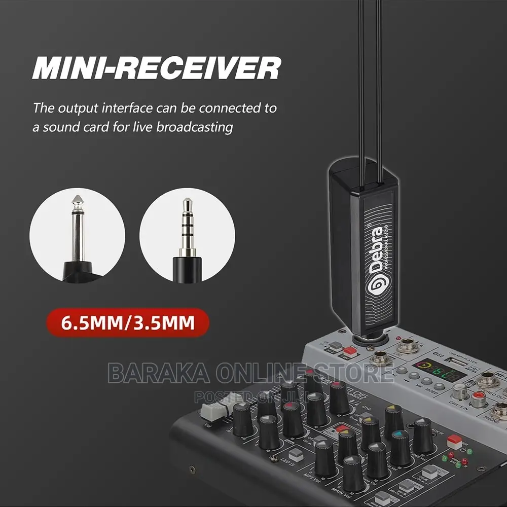 W68 Universal Wireless Microphone