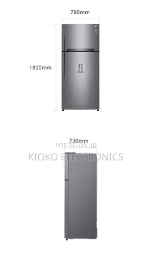 LG 509ltrs-Gn-F702hlhu Refrigerator: Stylish Efficient