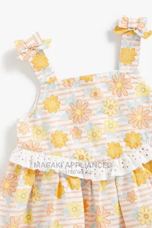 Mothercare Floral Stripped Dress