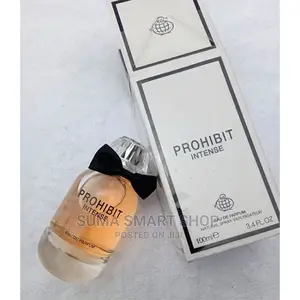 PROHIBIT Intense Perfume . (White ) .
