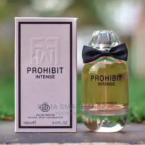 PROHIBIT Intense Perfume . (White ) .