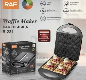 Waffle Maker 4plates Non Stick 1400W