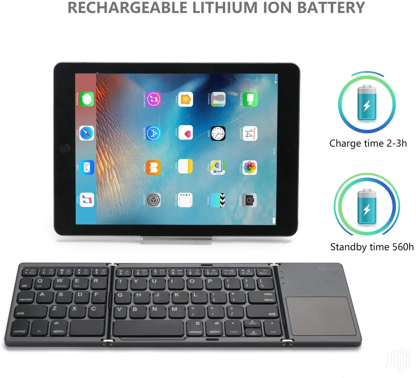 Foldable Bluetooth Keyboard With Touchpad - B033