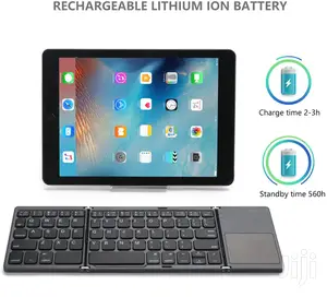 Foldable Bluetooth Keyboard With Touchpad - B033