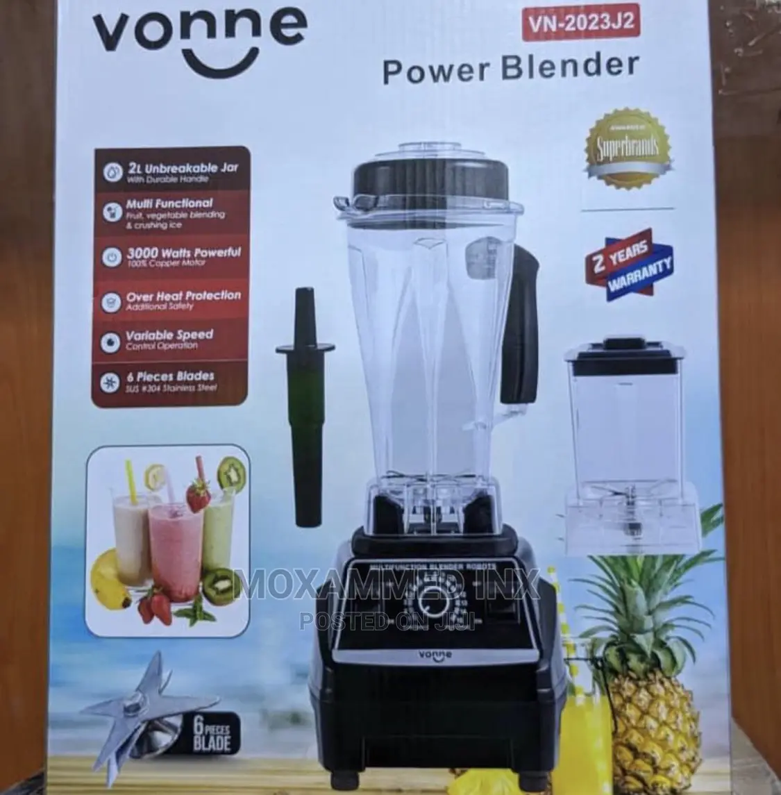 Vonnel Power Blender 2L