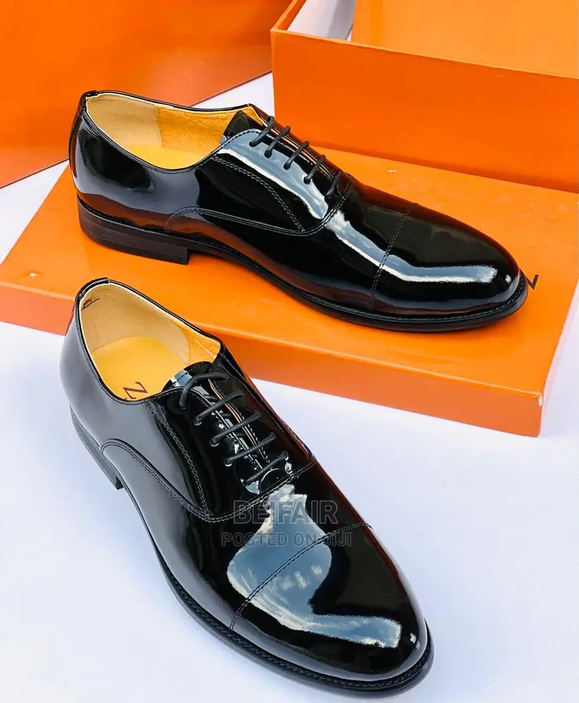 Original Men's Leather Shoes | Viatu Original Vya Kiume