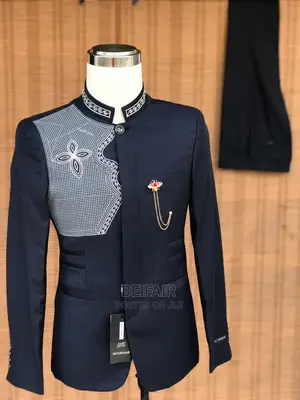 Black | Dark Blue Kaunda Suits | Men's Suits |Suti Za Kiume