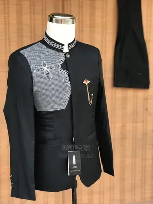 Black | Dark Blue Kaunda Suits | Men's Suits |Suti Za Kiume