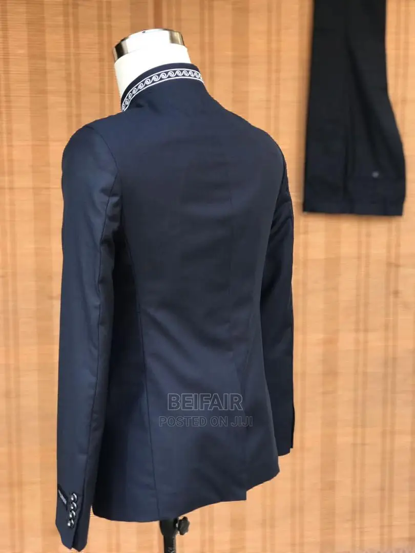Black | Dark Blue Kaunda Suits | Men's Suits |Suti Za Kiume