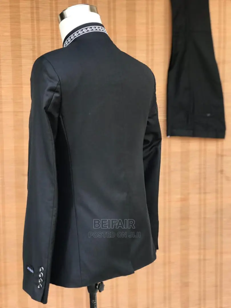 Black | Dark Blue Kaunda Suits | Men's Suits |Suti Za Kiume