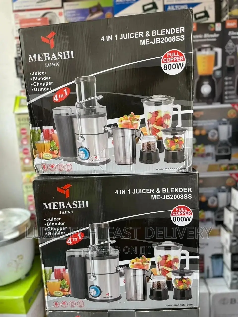 4 in 1 Juicer and Blender 800W Original Made in Japan