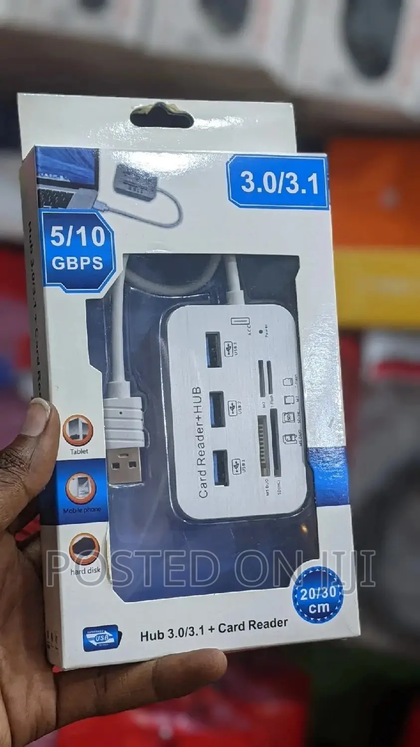 USB Hub With Card Reader