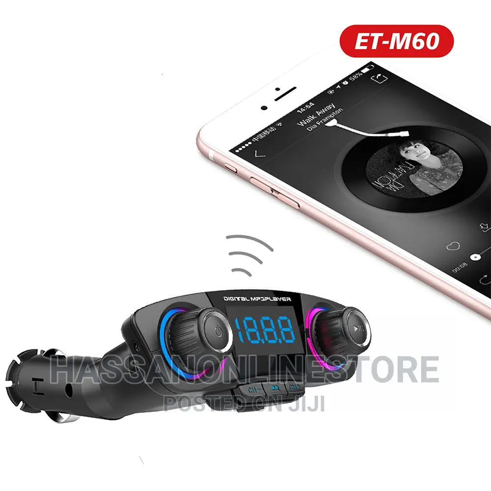 Earldom Et-M60, Bluetooth, Usb, 5v/2.0a Fm Transmitter