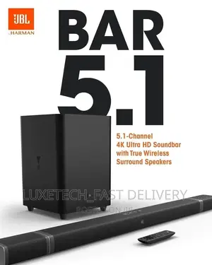JBL Sound Bar 5.1 With Cinematic 3D Sound (510watts)