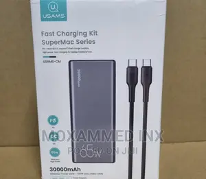 USAMS Model US-CD165 65w Powerbank 30,000mah With 100w C2c