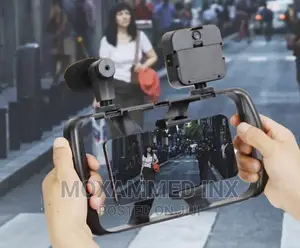 Rig for Smartphone With Mic+1 Light