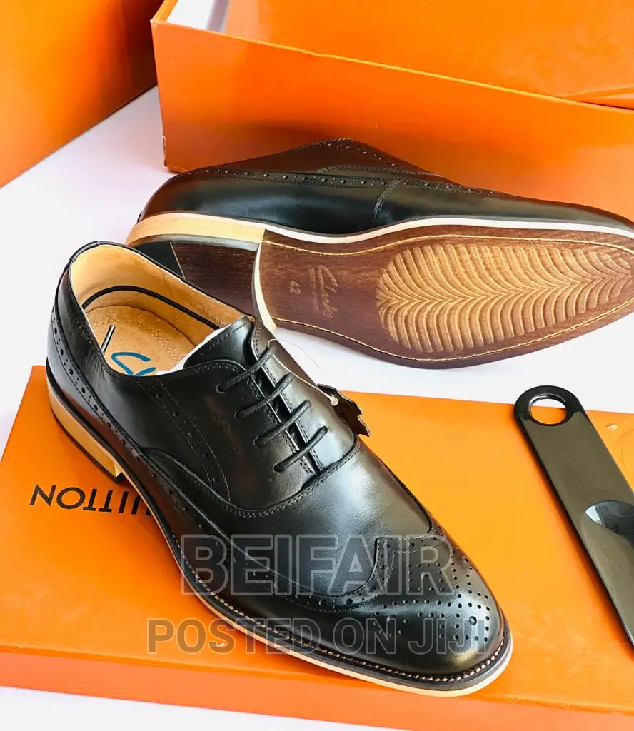 Original Men's Leather Shoes | Viatu Vya Ngozi Vya Kiume