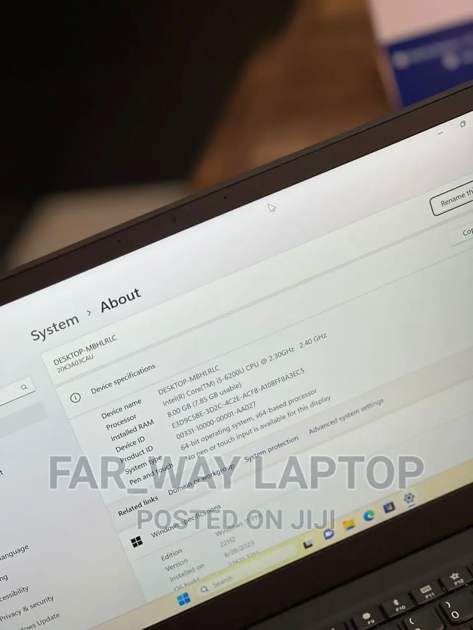 Laptop Lenovo ThinkPad X1 Carbon 8GB Intel Core I5 SSD 256GB