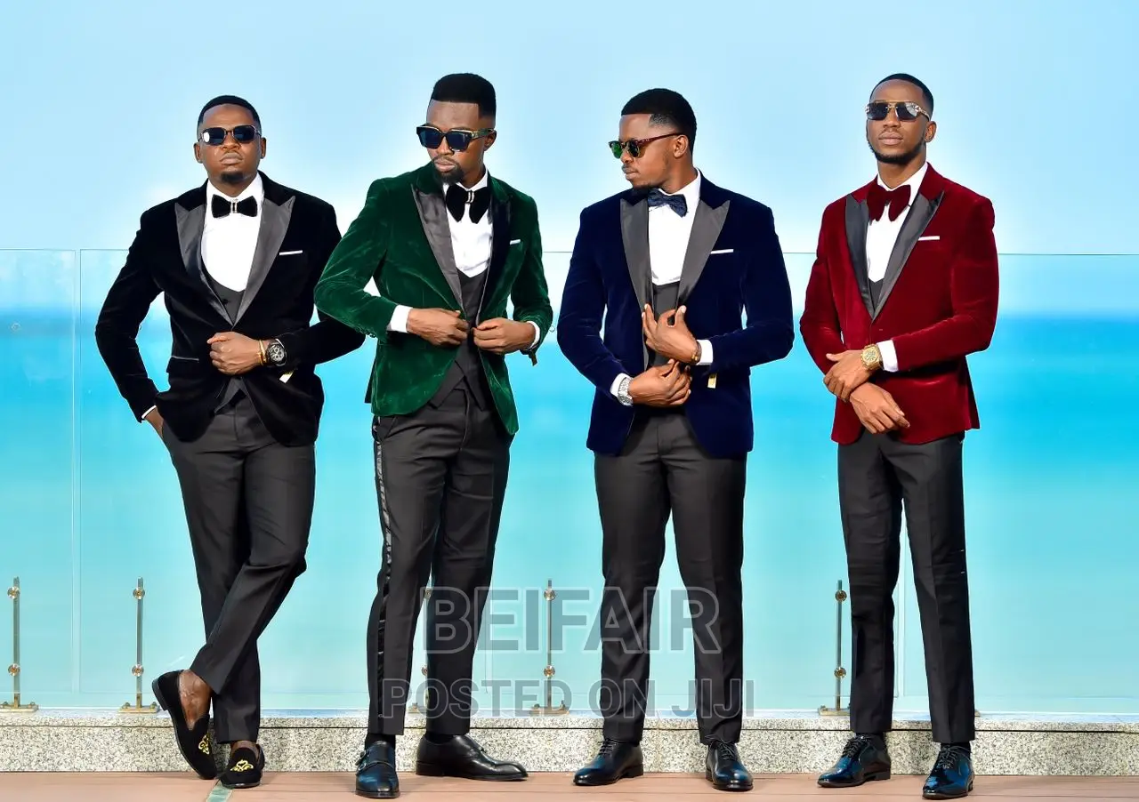 Velvet | Suti Za Kiume |Men Suit |Green|Black|MAROON |Blue