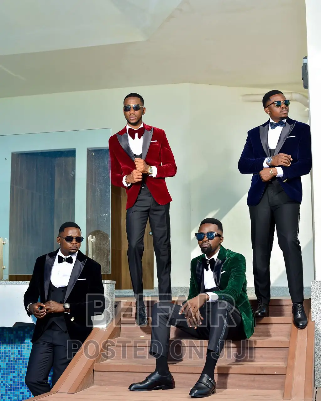 Velvet | Suti Za Kiume |Men Suit |Green|Black|MAROON |Blue