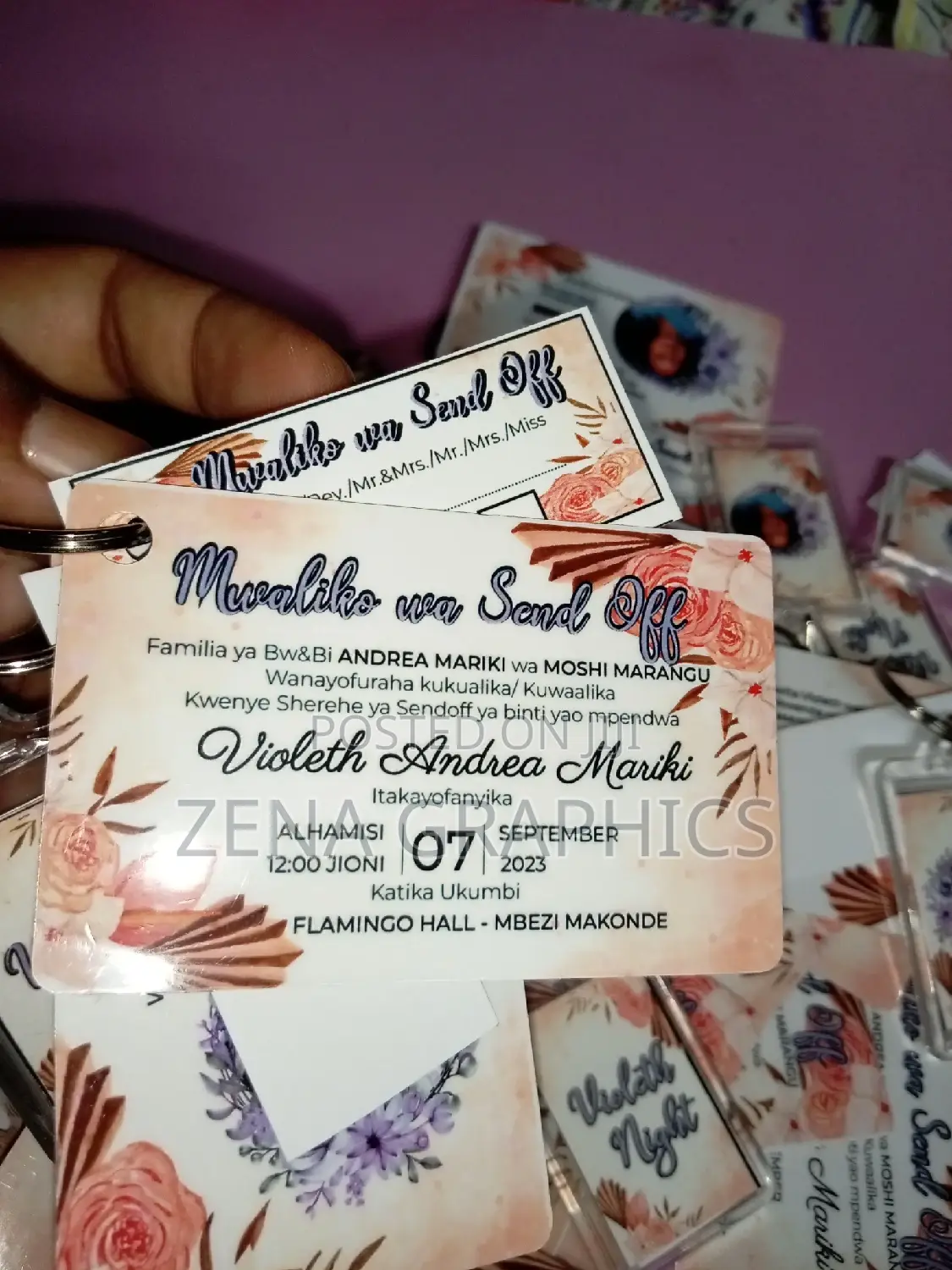 Invitation Holder Cards