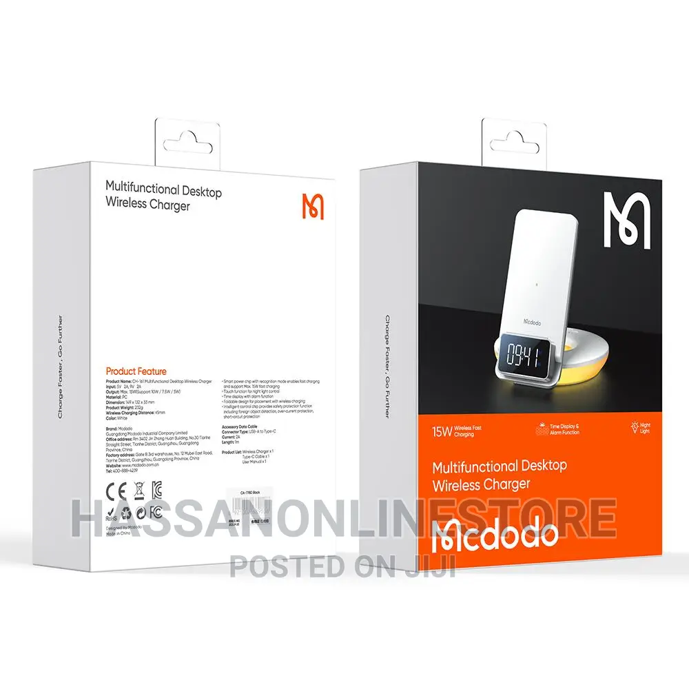 McDodo Mg Series Multifunctional Desktop Wireless Charger