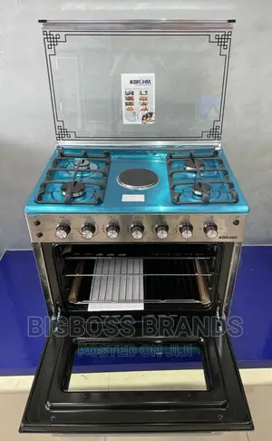 Photo - Bruhm Free Standing Gas Cooker 5 Burners