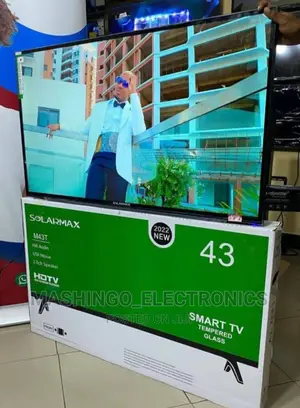 Solarmax Smart Tv 43inch (Double Glass) Duka Lipo Kariakoo