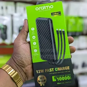 ORIGINAL ORAIMO Power Bank 12W Fast Charge10000MAH Durable