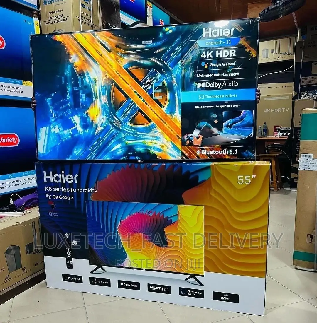 Haier 55 Inches Smart Android Uhd TV in Ilala - TV & DVD Equipment ...