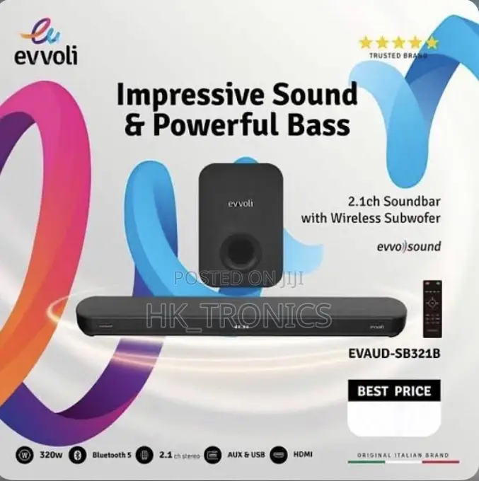 Evvol Soundbar 2.1ch