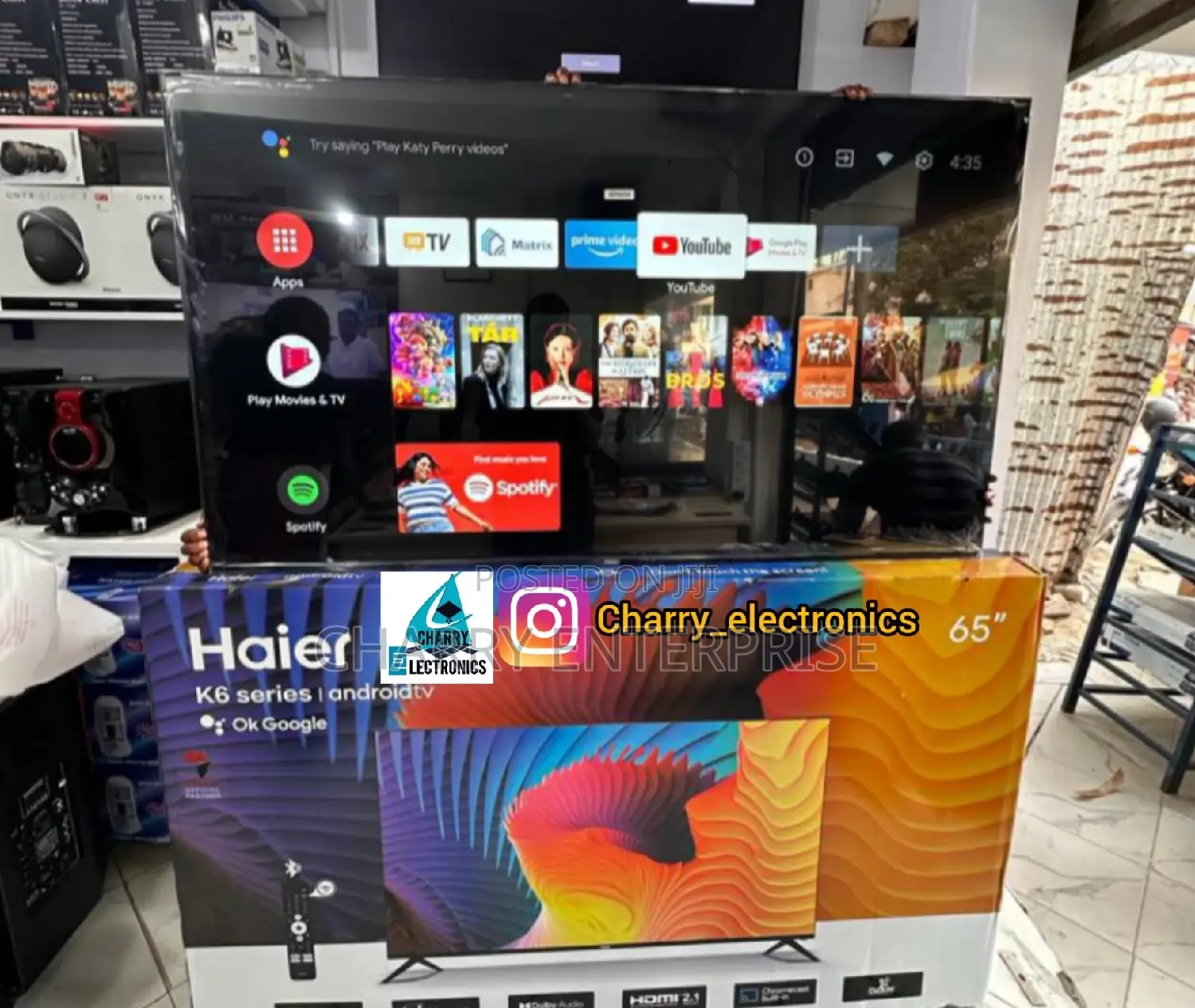 OFFER Haier Smart ANDROID HDR Tv Series65 Inch