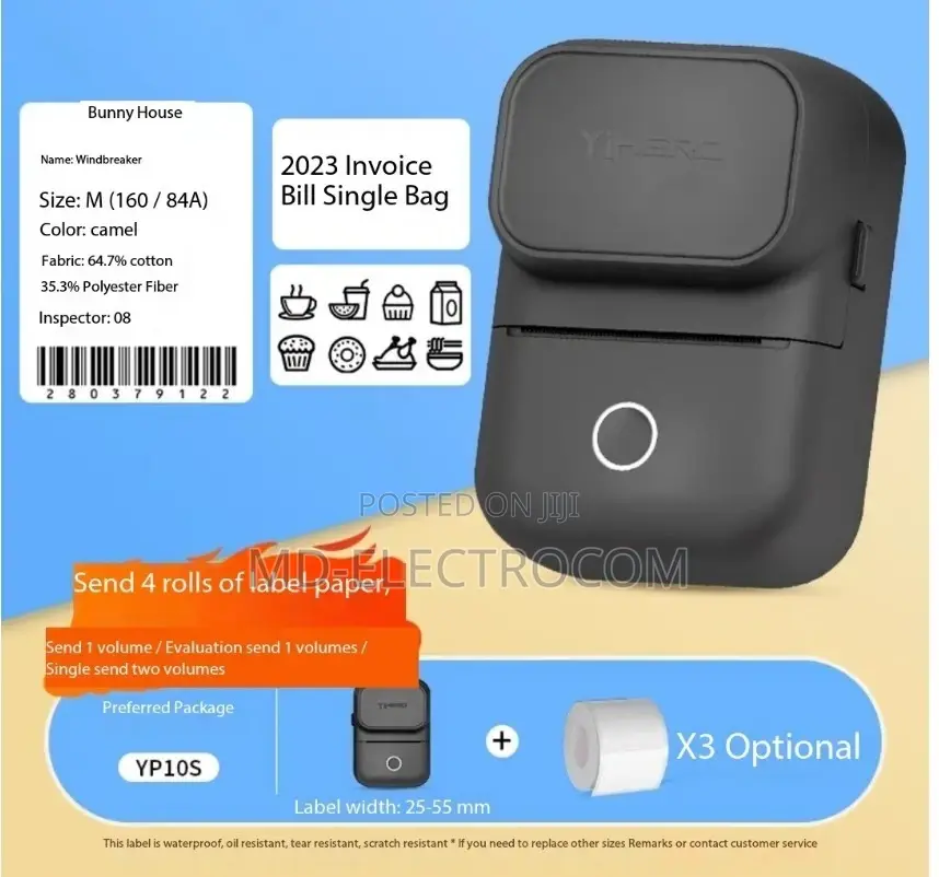 Yihero YP10 Mini Label Printer