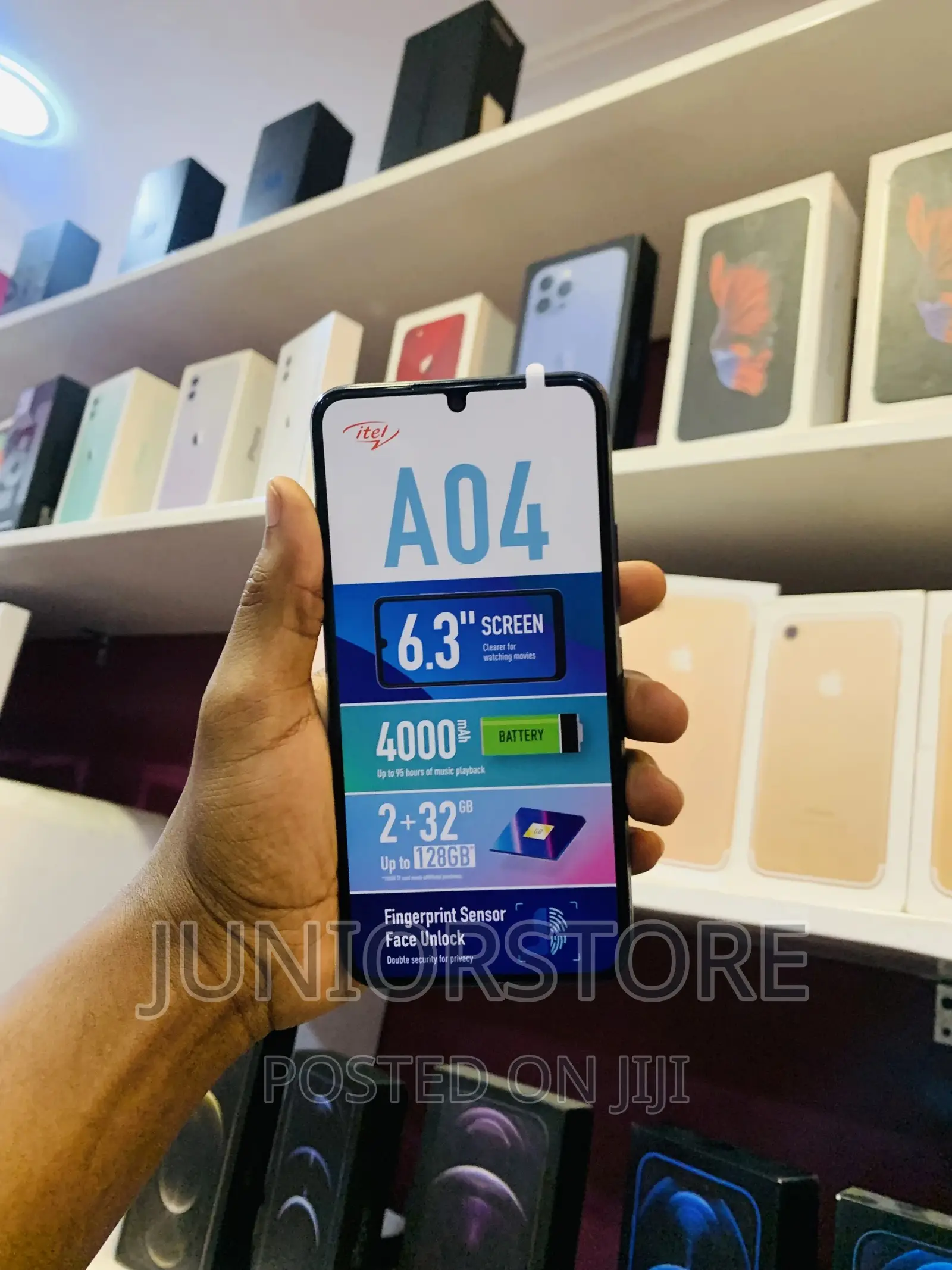 New Itel A04 32 GB Blue