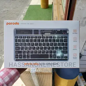Porodo Crystal Shell Ultra-Slim Keyboard