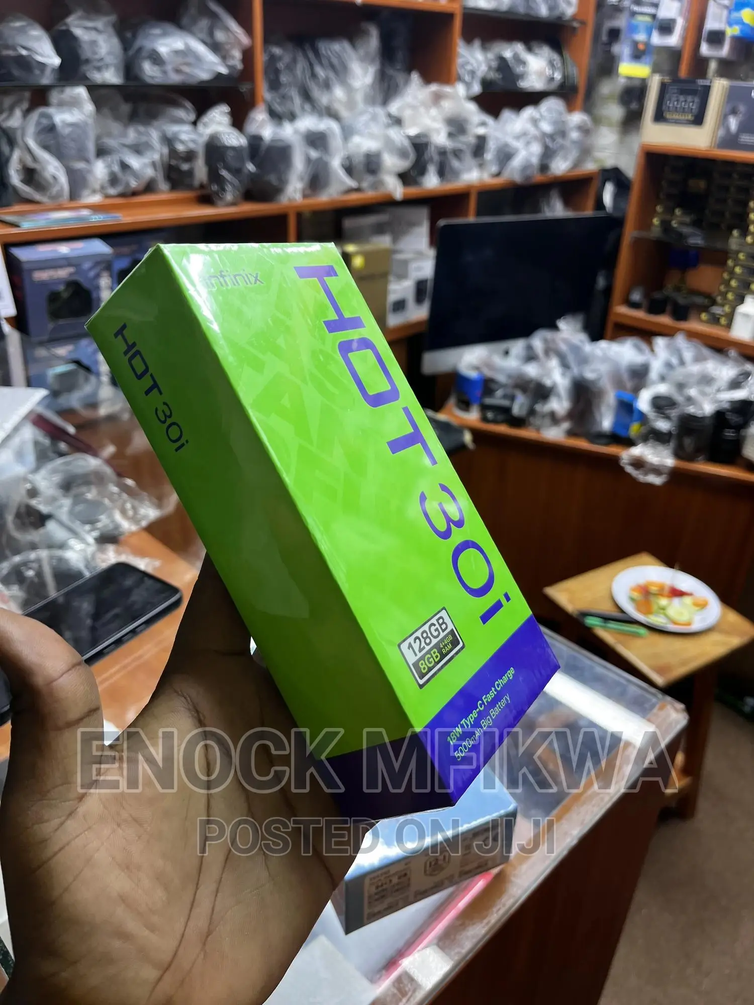 New Infinix Hot 30i 128 GB Black