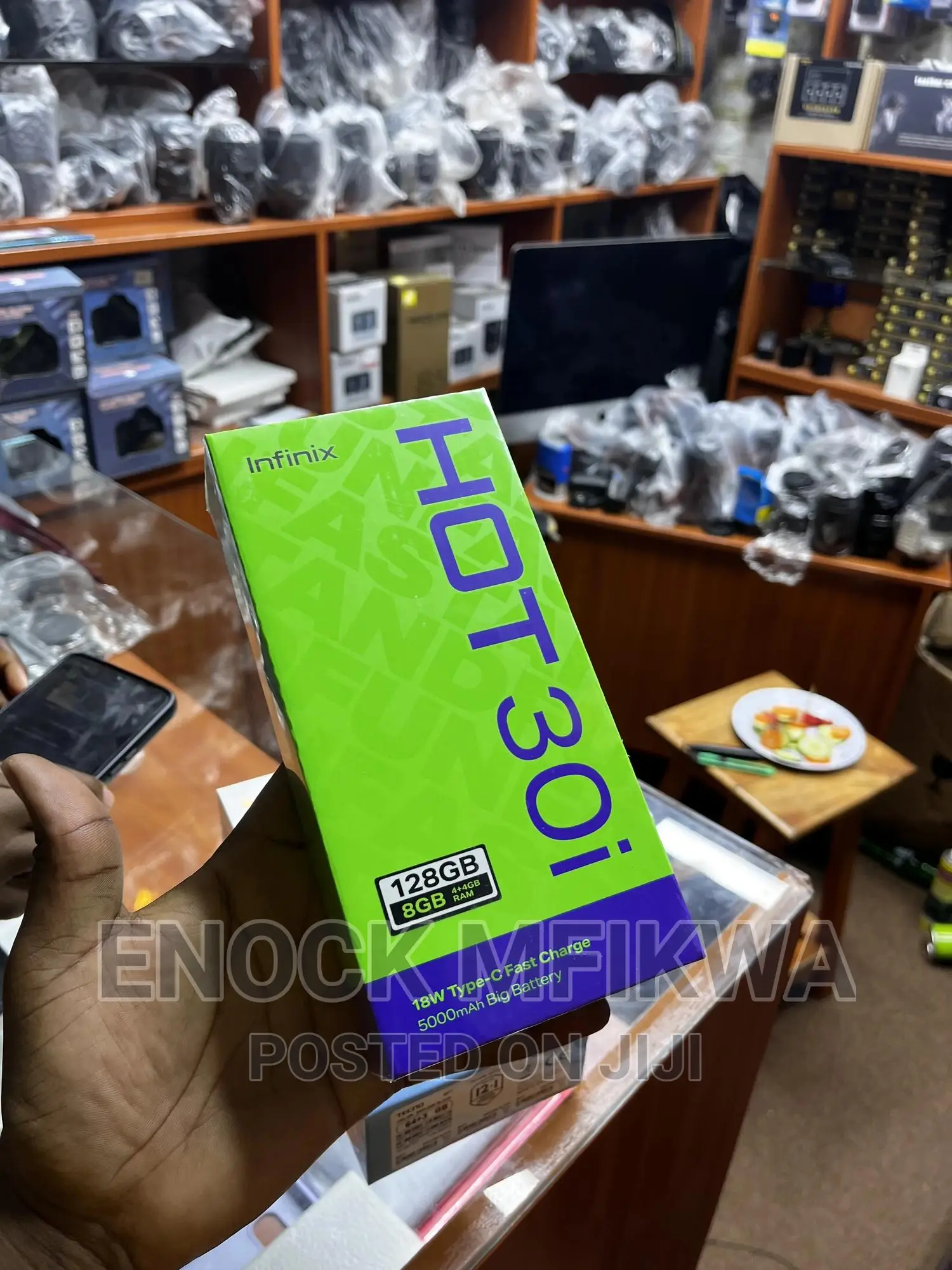 New Infinix Hot 30i 128 GB Black