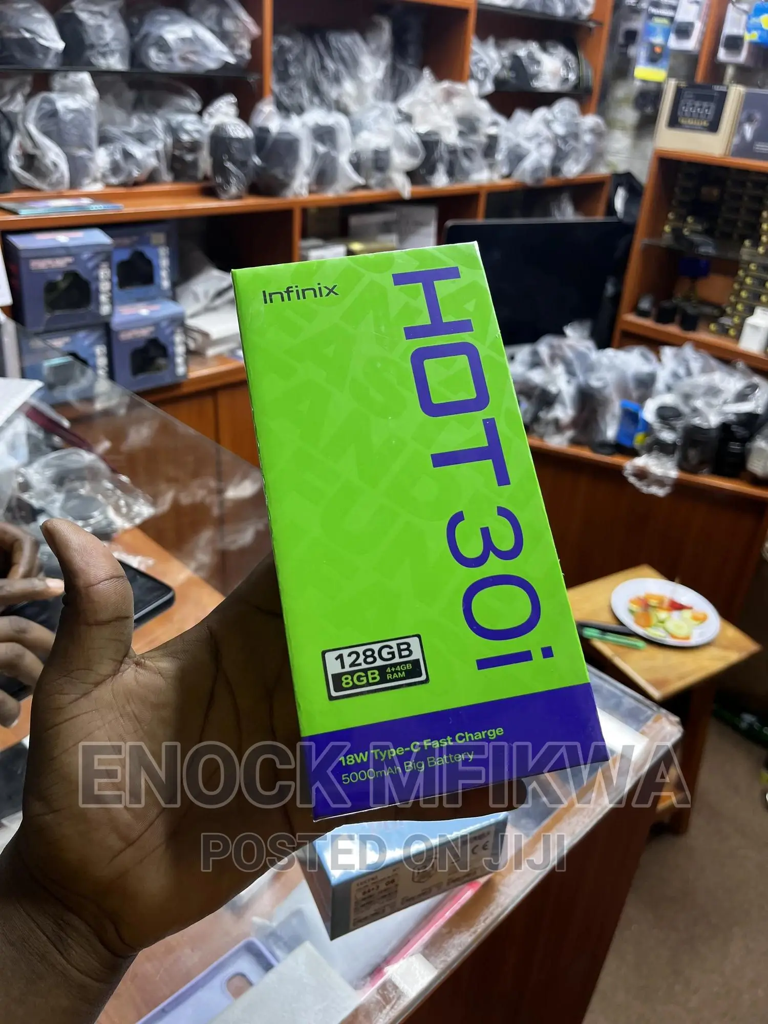 New Infinix Hot 30i 128 GB Black