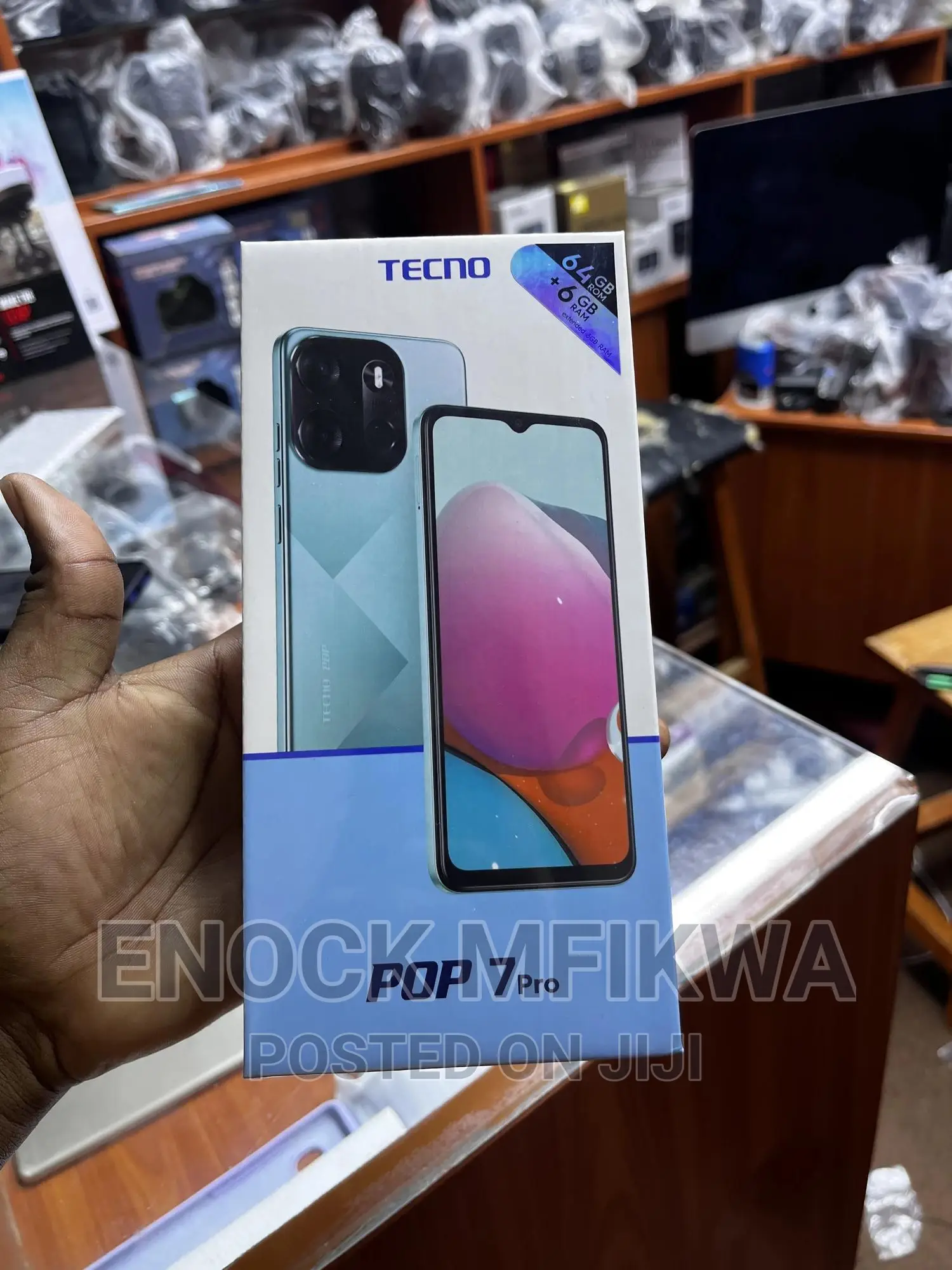 New Tecno Pop 7 Pro 64 GB Black
