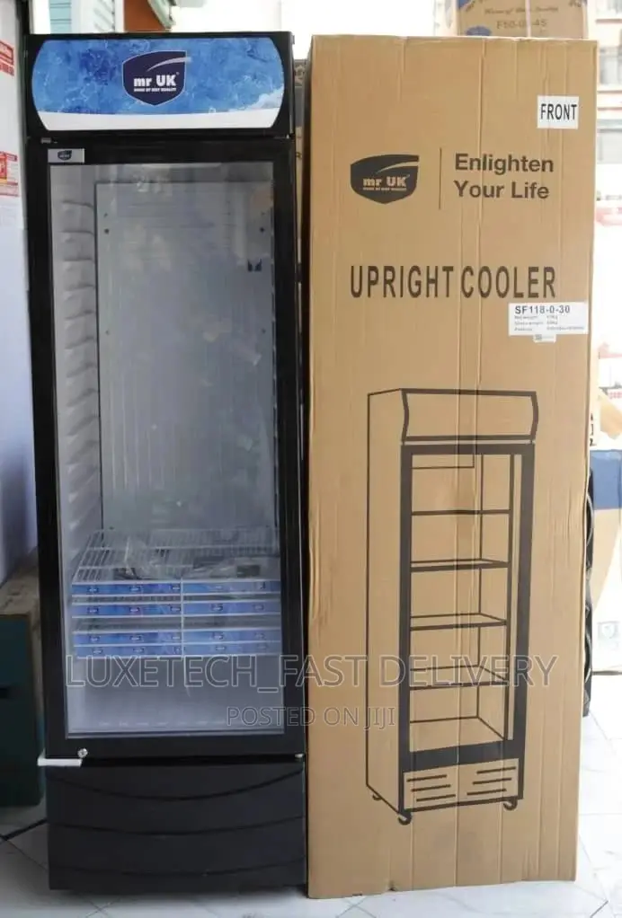 Mr Uk Show Case Fridge 300l Beverage Fast Cooler Display