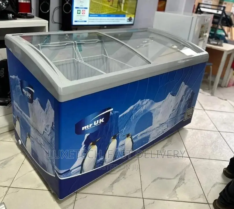 Mr Uk 418 Litres Showcase Freezer Large Capacity