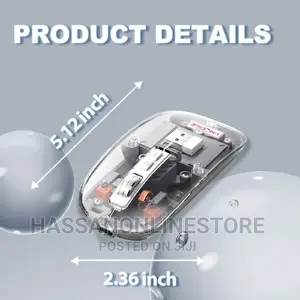 Fmouse M133 Transparent Rechargeable Mouse