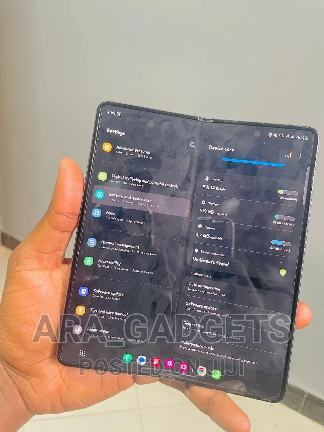 Samsung Galaxy Z Fold4 512 GB Gray