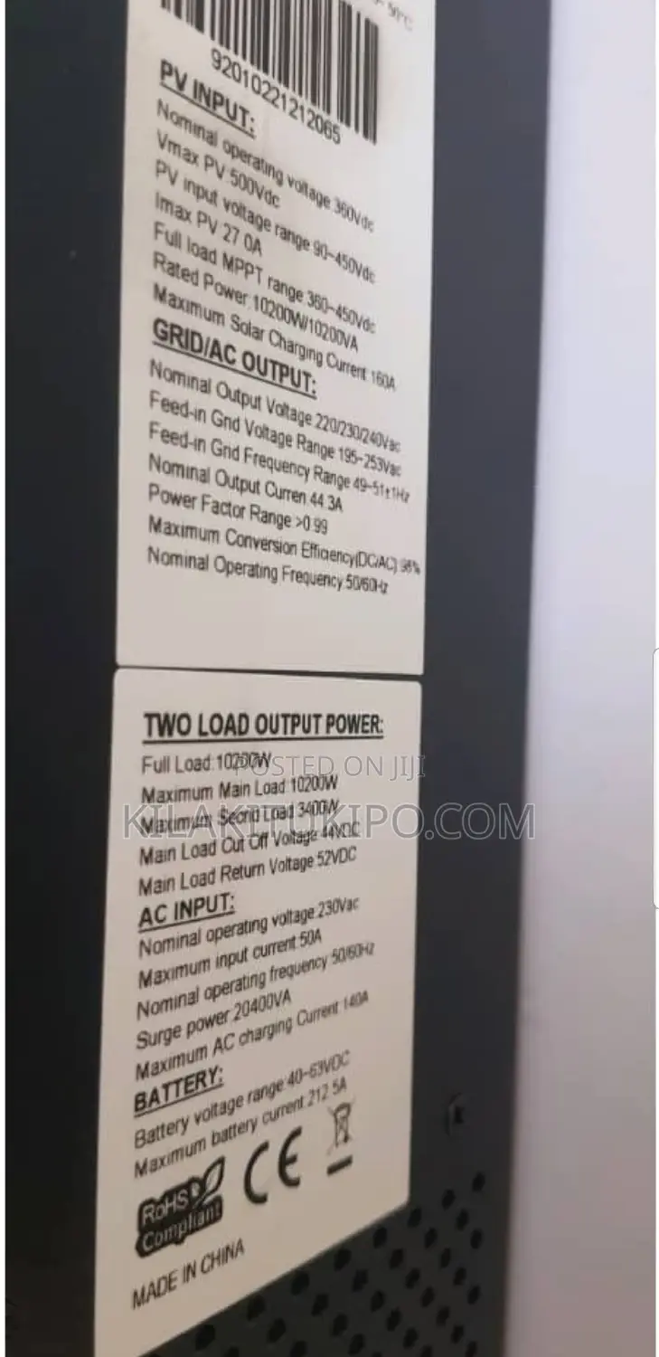 Hybrid MPTT Solar Inverter 2 in 1 Ac/Dc