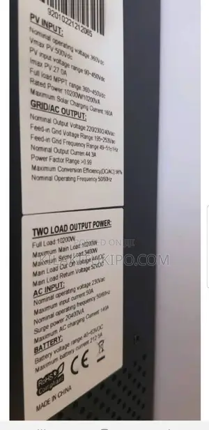 Hybrid MPTT Solar Inverter 2 in 1 Ac/Dc