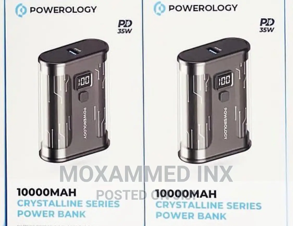 Powerology Crystalline Series Powrbank 35W PD