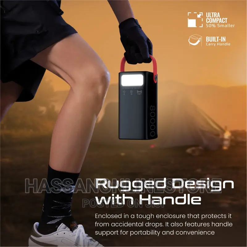 Promate Powermine80 Power Bank With 80000mah Battery, 65W PD
