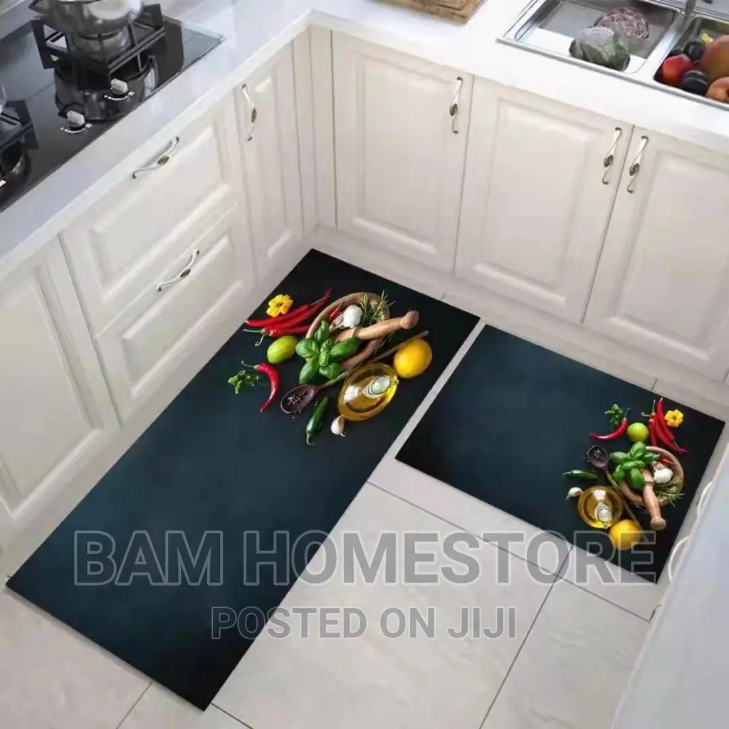 Kitchen Velvet Mats 2 In 1