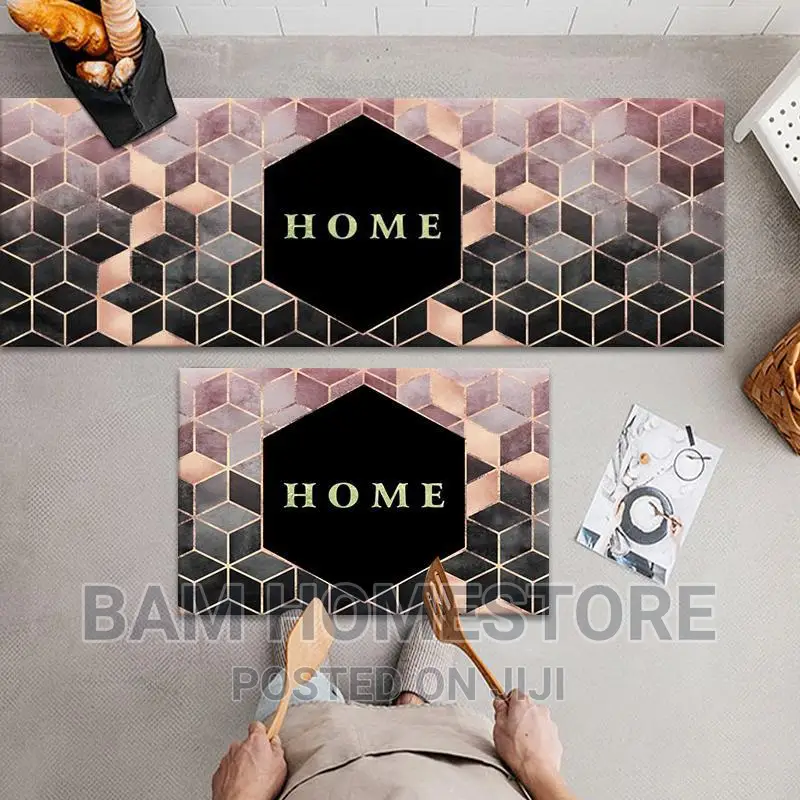 Kitchen Velvet Mats 2 In 1